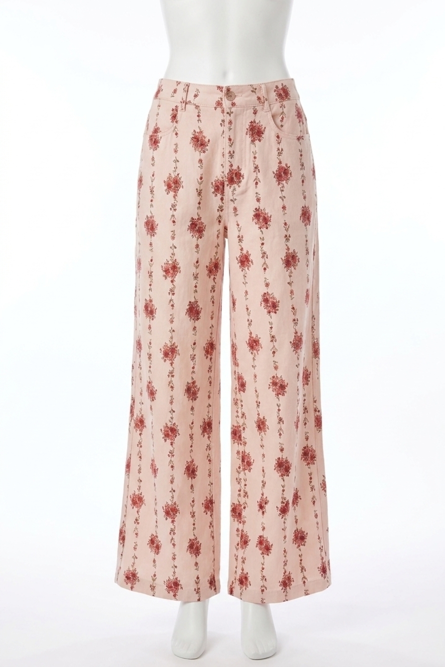 NEW ENTRO women's wide leg pants in ecru